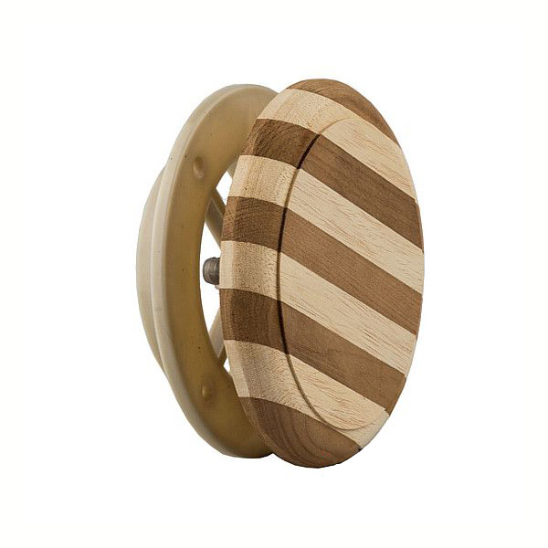 Клапан тарельчатый D=125мм Комбинированная древесина (ZEBRA) . Фото № 1