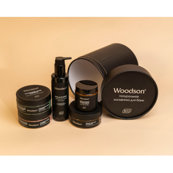 Набор косметики Woodson для бани (5 предметов) для женщин. Фото № 3
