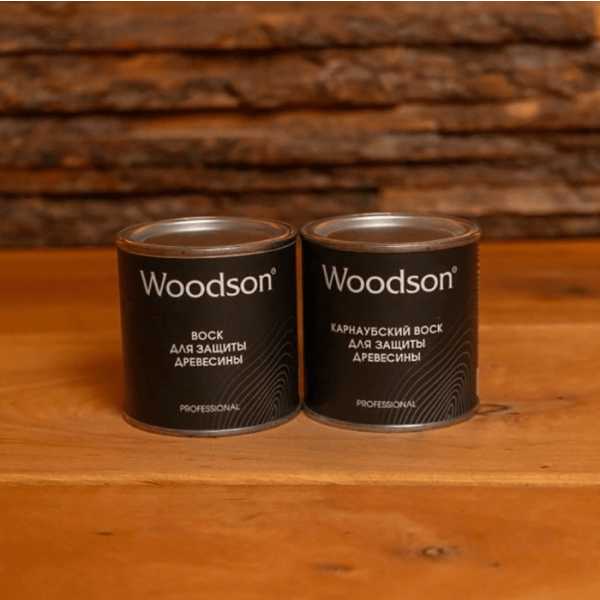Воск для защиты древесины Woodson 0.25л. Фото № 4