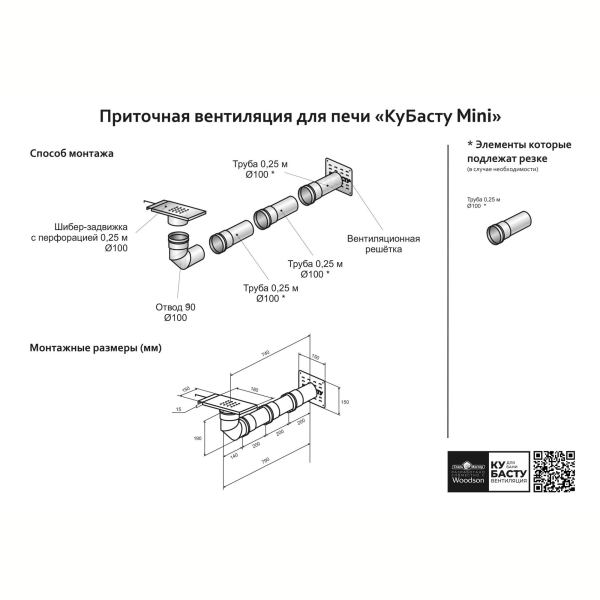 Приточная вентиляция для печи 