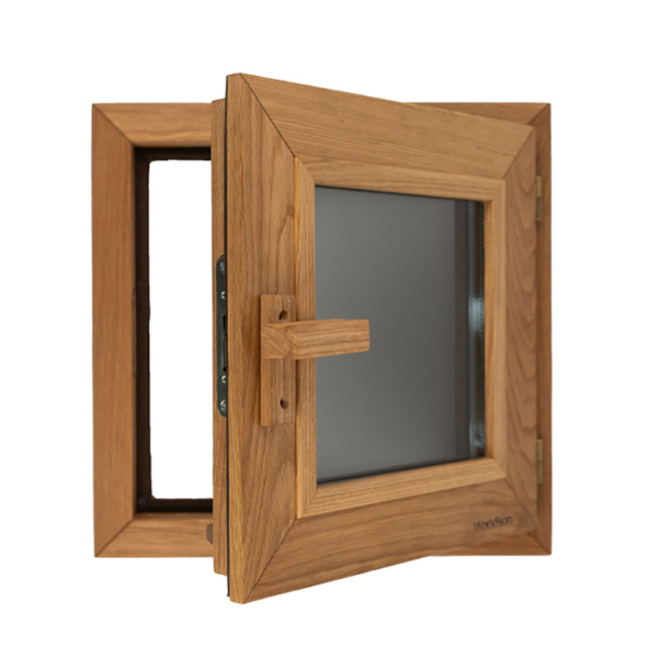 Окно Woodson PRO стекло GREY 40x40 см, Дуб. Фото № 2