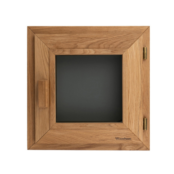 Окно Woodson PRO стекло GREY 40x40 см, Дуб. Фото № 1