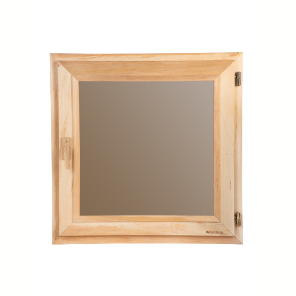 Окно Woodson стекло бронза 60x60 см, Ольха. Фото № 1