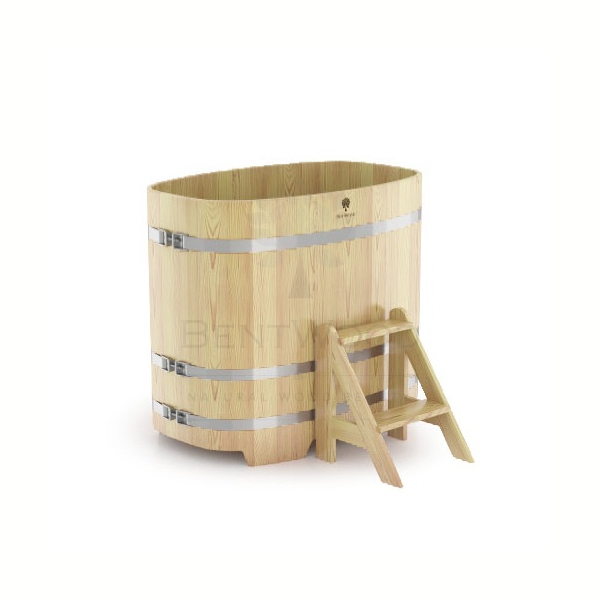 Купель овальная из кедра Bentwood 0,76х1,16х1,1. Фото № 1
