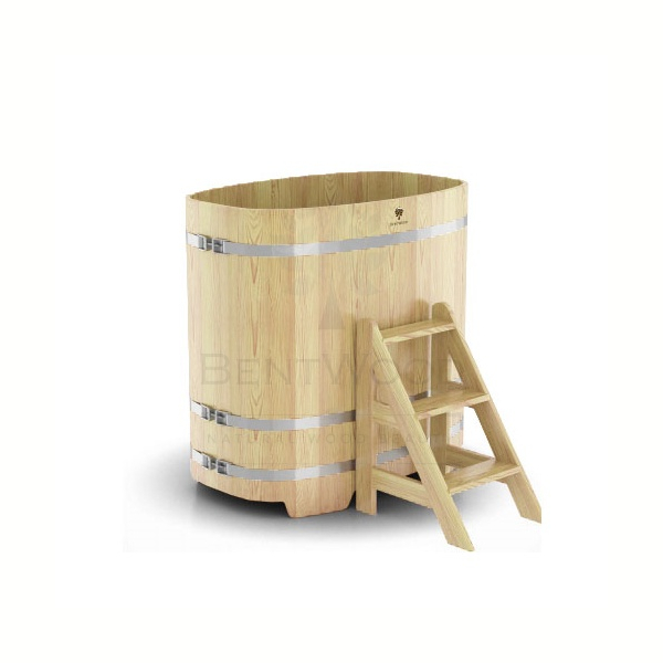 Купель овальная из кедра Bentwood 0,76х1,16х1,2. Фото № 1