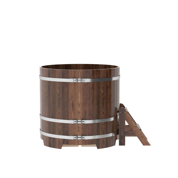 Купель Круглая Bentwood из морёной лиственницы Премиум 1,17 х 1,17 х 1,1 м. Фото № 3