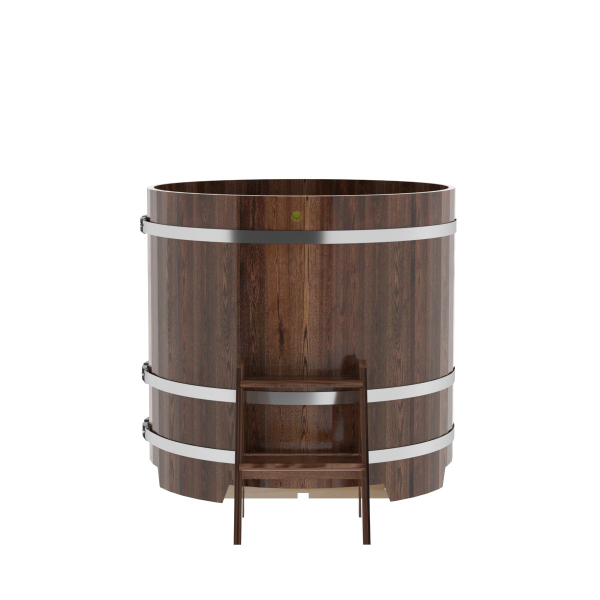 Купель Круглая Bentwood из морёной лиственницы Премиум 1,17 х 1,17 х 1,1 м. Фото № 2