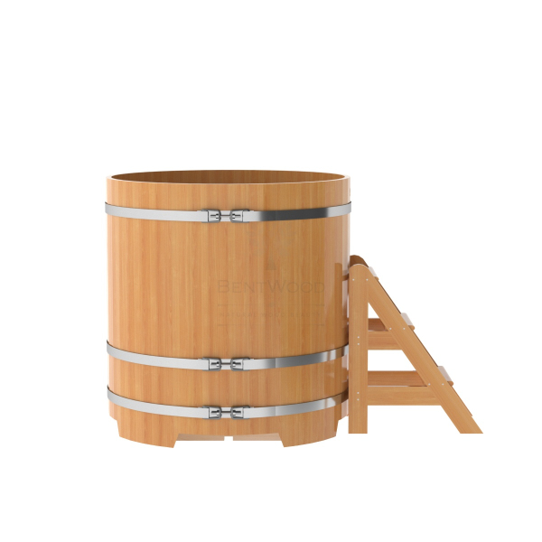 Купель Круглая Bentwood из натуральной лиственницы Премиум 1,17 х 1,17 х 1,2 м. Фото № 2