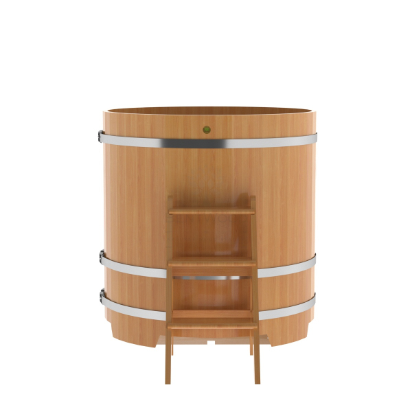 Купель Круглая Bentwood из натуральной лиственницы Премиум 1,17 х 1,17 х 1,2 м. Фото № 3