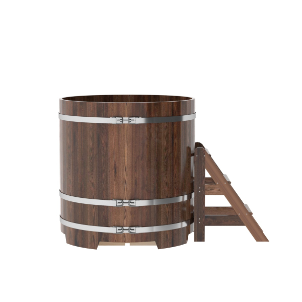Купель Круглая Bentwood из морёной лиственницы Премиум 1,17 х 1,17 х 1,2 м. Фото № 3