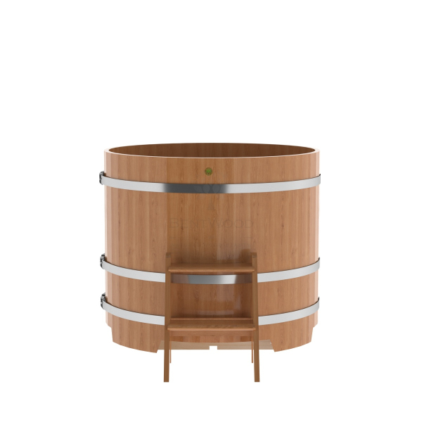 Купель Круглая Bentwood из натурального дуба 1,17 х 1,17 х 1,0 м. Фото № 2