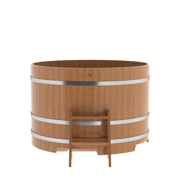 Купель Круглая Bentwood из натурального дуба 1,50 х 1,50 х 1,0 м. Фото № 2