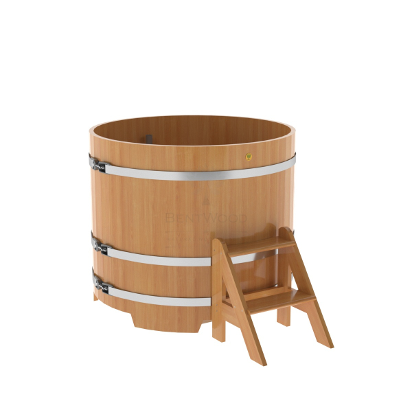 Купель Круглая Bentwood из натуральной лиственницы Премиум 1,17 х 1,17 х 1,0 м. Фото № 1