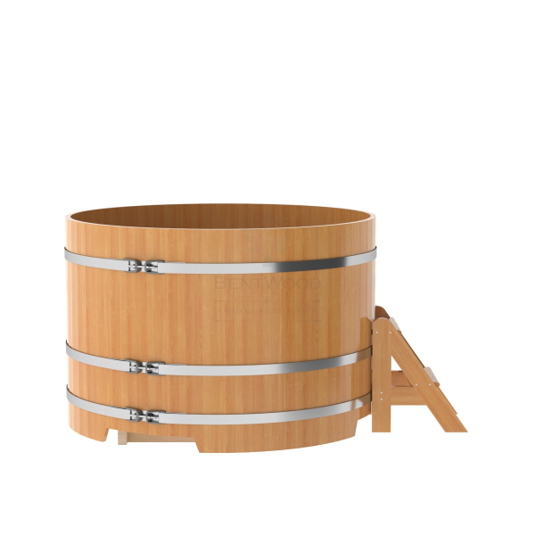 Купель Круглая Bentwood из натуральной лиственницы Премиум 1,50 х 1,50 х 1,0 м. Фото № 3