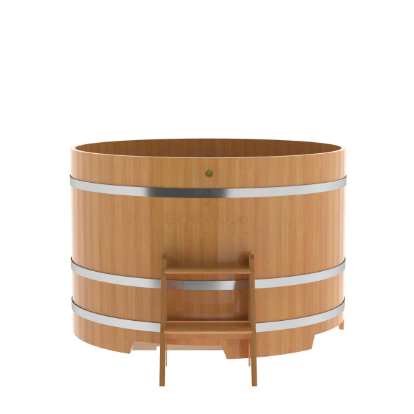 Купель Круглая Bentwood из натуральной лиственницы Премиум 1,50 х 1,50 х 1,0 м. Фото № 2