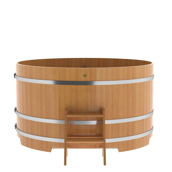 Купель Круглая Bentwood из натуральной лиственницы Премиум 1,80 х 1,80 х 1,0 м. Фото № 2