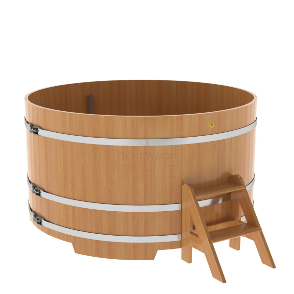 Купель Круглая Bentwood из натуральной лиственницы Премиум 1,80 х 1,80 х 1,0 м. Фото № 1