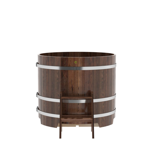 Купель Круглая Bentwood из морёной лиственницы Премиум 1,17 х 1,17 х 1,0 м. Фото № 2