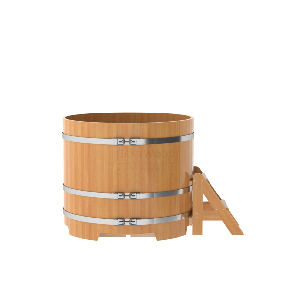 Купель Круглая Bentwood из натуральной лиственницы Премиум 1,17 х 1,17 х 1,0 м. Фото № 2