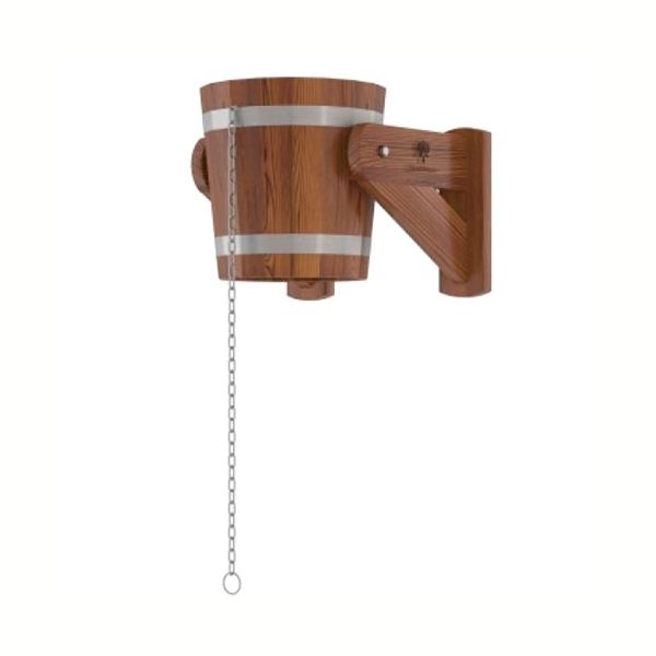Обливное устройство Bentwood 12 л. лиственница морёная. Фото № 1