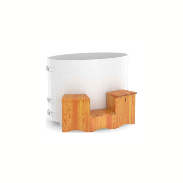 Подиум для купели две ступеньки Bentwood - Лиственница . Фото № 1