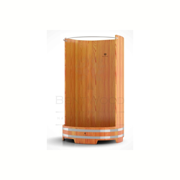 Душевая кабина Bentwood с держателем для шторки 0,95х1,2 h=2,0(лиственница натуральная). Фото № 1