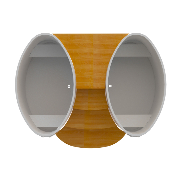 Подиум на две купели Bentwood 0,8х1,42 дуб натуральный. Фото № 4