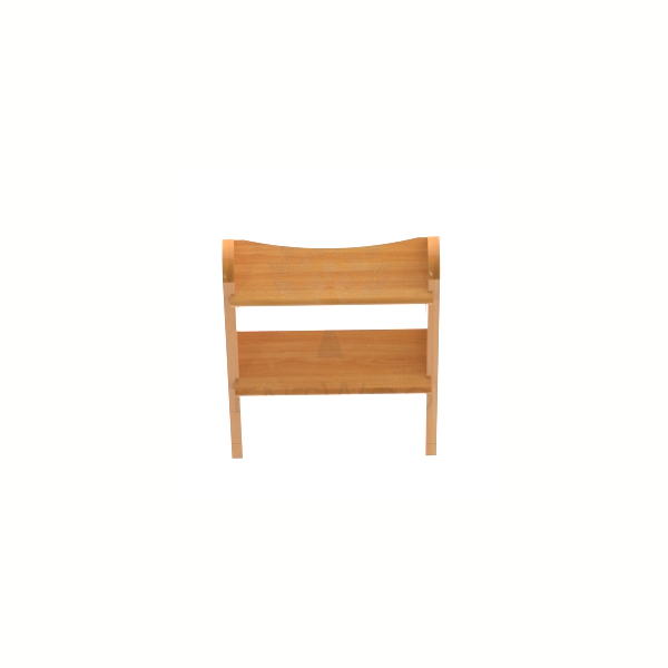 Лесенка для купели 2 ступени Bentwood лиственница натуральная. Фото № 5