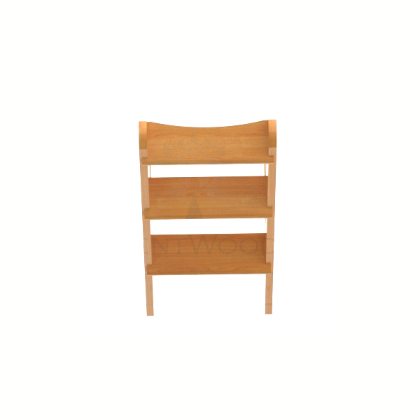 Лесенка для купели 3 ступени Bentwood лиственница натуральная. Фото № 3