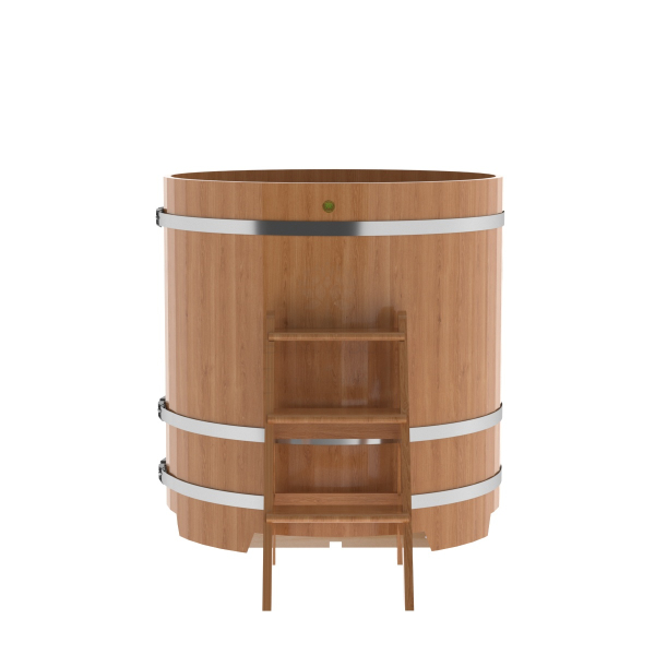 Купель Круглая Bentwood из натурального дуба 1,17 х 1,17 х 1,2 м. Фото № 2