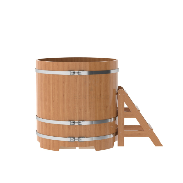Купель Круглая Bentwood из натурального дуба 1,17 х 1,17 х 1,2 м. Фото № 3