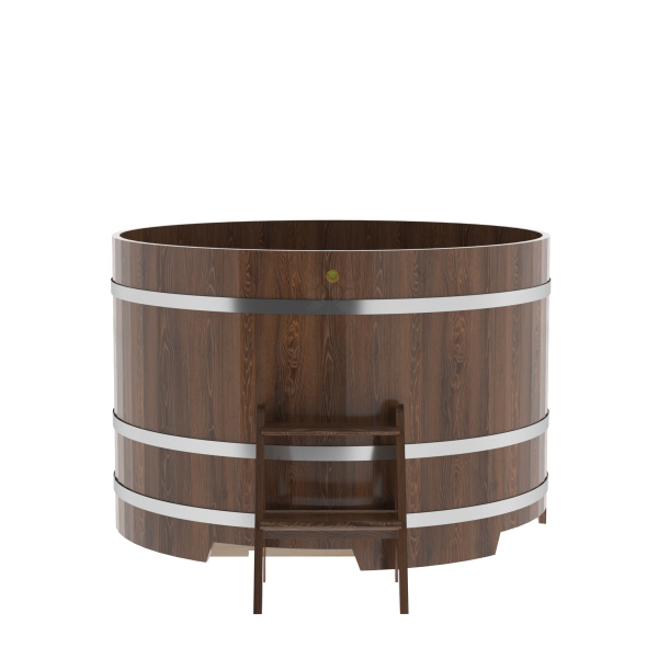Купель Круглая Bentwood из морёного дуба 1,50 х 1,50 х 1,0 м. Фото № 2