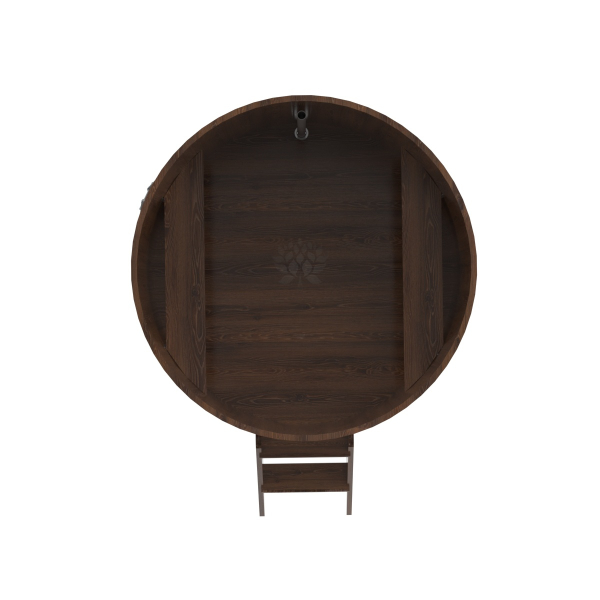 Купель Круглая Bentwood из морёного дуба 1,50 х 1,50 х 1,0 м. Фото № 5