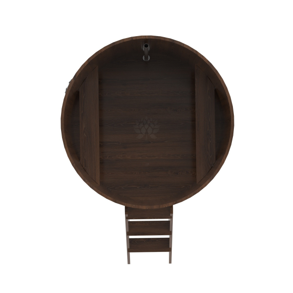 Купель Круглая Bentwood из морёного дуба 1,50 х 1,50 х 1,2 м. Фото № 4