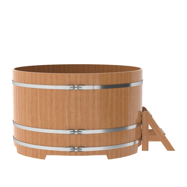Купель Круглая Bentwood из натурального дуба 1,80 х 1,80 х 1,1 м. Фото № 4