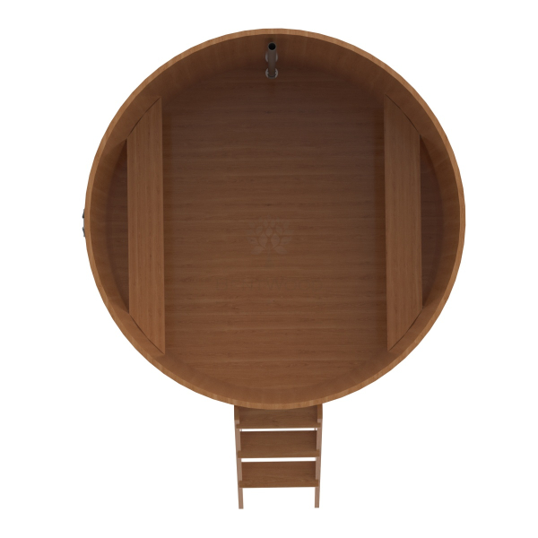 Купель Круглая Bentwood из натурального дуба 1,80 х 1,80 х 1,2 м. Фото № 4