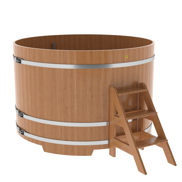 Купель Круглая Bentwood из натурального дуба 1,80 х 1,80 х 1,2 м. Фото № 1