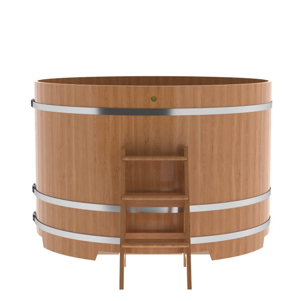 Купель Круглая Bentwood из натурального дуба 1,80 х 1,80 х 1,2 м. Фото № 5