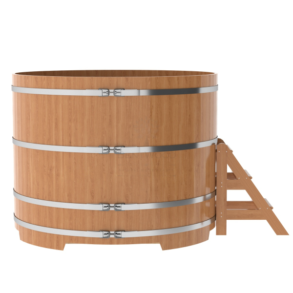 Купель Круглая Bentwood из натурального дуба 1,80 х 1,80 х 1,4 м. Фото № 4