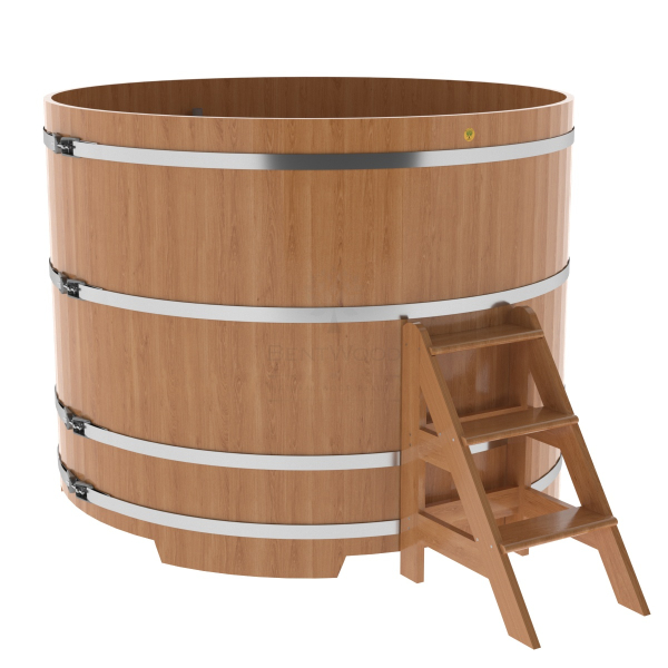 Купель Круглая Bentwood из натурального дуба 1,80 х 1,80 х 1,4 м. Фото № 1