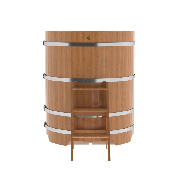 Купель Круглая Bentwood из натурального дуба 1,17 х 1,17 х 1,4 м. Фото № 2