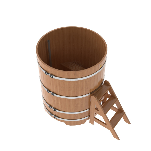 Купель Круглая Bentwood из натурального дуба 1,17 х 1,17 х 1,4 м. Фото № 3
