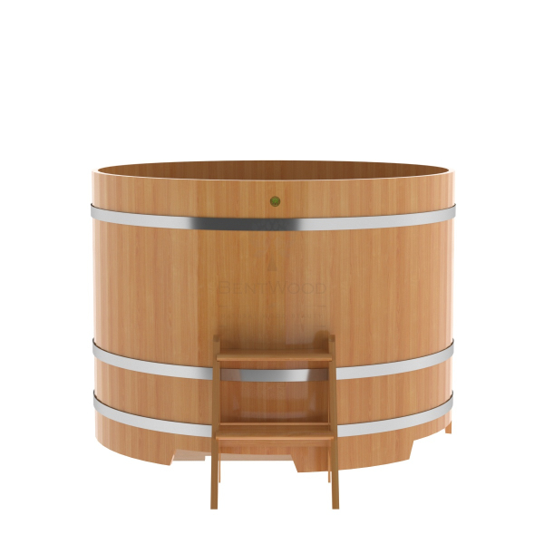 Купель Круглая Bentwood из натуральной лиственницы Премиум 1,50 х 1,50 х 1,1 м. Фото № 2