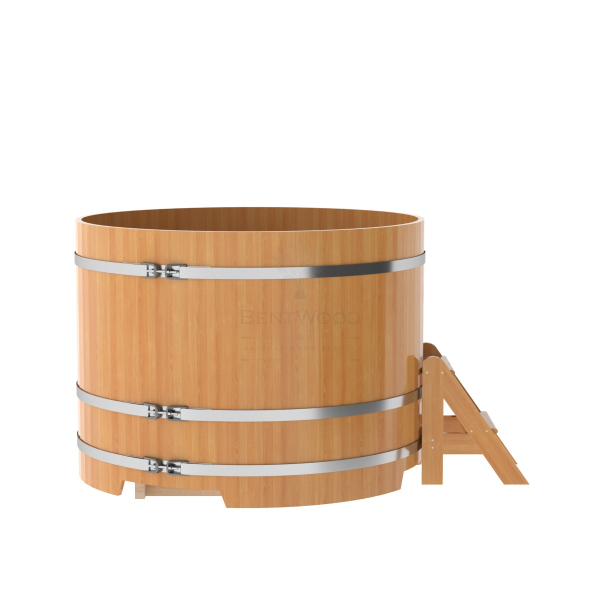 Купель Круглая Bentwood из натуральной лиственницы Премиум 1,50 х 1,50 х 1,1 м. Фото № 4