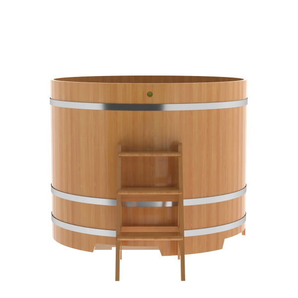 Купель Круглая Bentwood из натуральной лиственницы Премиум 1,50 х 1,50 х 1,2 м. Фото № 2