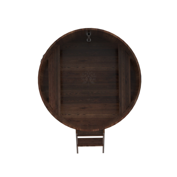 Купель Круглая Bentwood из морёной лиственницы Премиум 1,50 х 1,50 х 1,1 м. Фото № 5