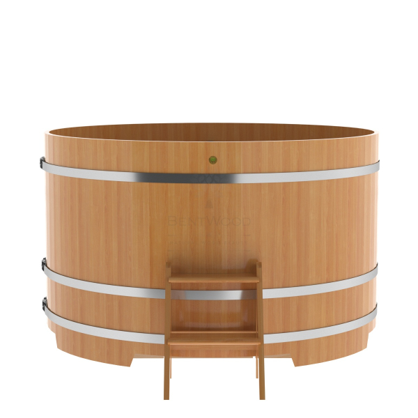 Купель Круглая Bentwood из натуральной лиственницы Премиум 1,80 х 1,80 х 1,1 м. Фото № 4