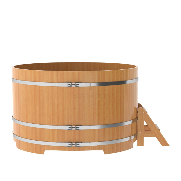 Купель Круглая Bentwood из натуральной лиственницы Премиум 1,80 х 1,80 х 1,1 м. Фото № 5