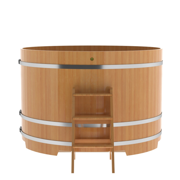 Купель Круглая Bentwood из натуральной лиственницы Премиум 1,80 х 1,80 х 1,2 м. Фото № 5