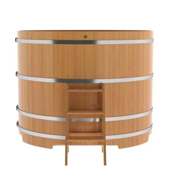 Купель Круглая Bentwood из натуральной лиственницы Премиум 1,80 х 1,80 х 1,4 м. Фото № 5
